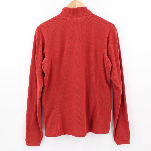 Arc'Teryx Women's L 12-14 Waffle Polartec Fleece 1/4 Zip Pullover Base Layer - Picture 2 of 7